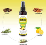 Immune Spray (Thieves Spray) 100% Natural Essential Oil Blend, Clove, Lemon, Cinnamon, Rosemary, Eucalyptus, 4 oz